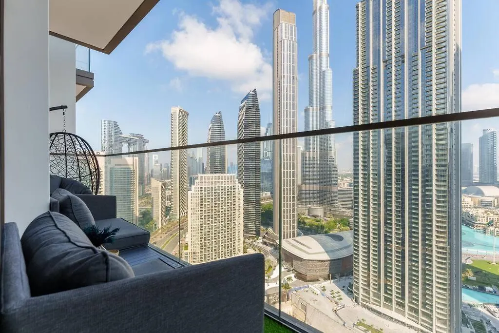 Jaw-Dropping Full Burj Khalifa View From Balcony Apartment Dubai